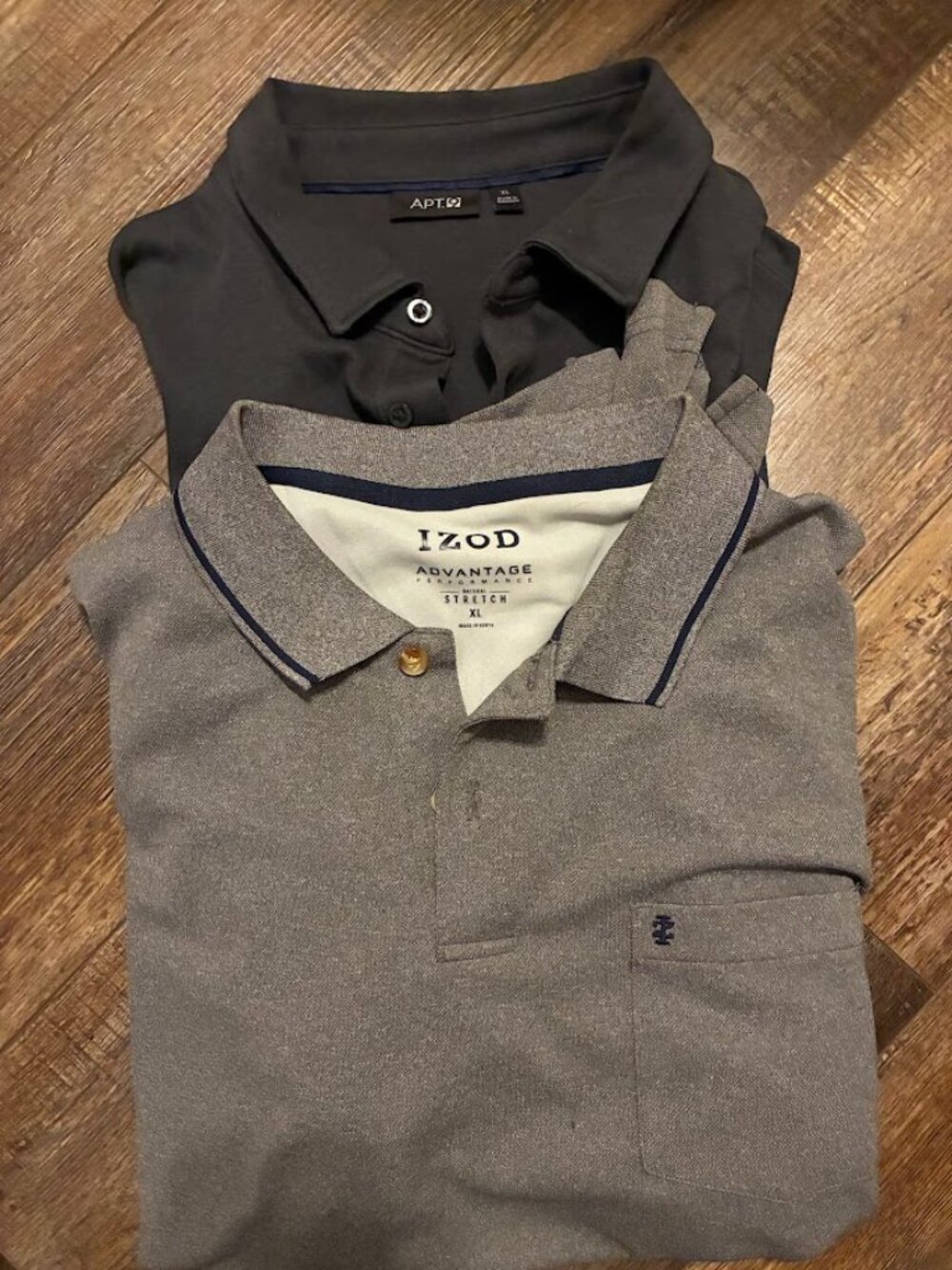 2 Men's Polos (XL) - Izod & Apt 9